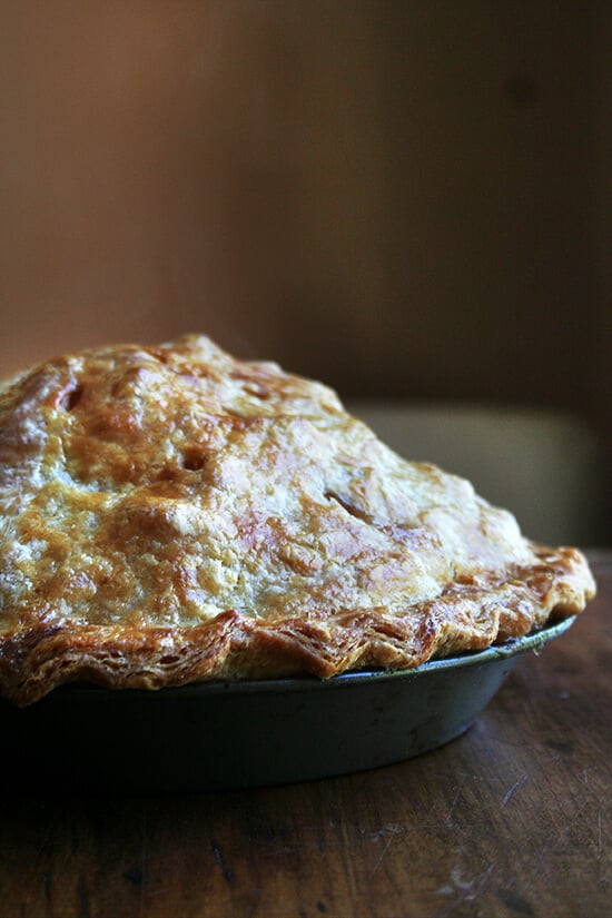 Spiced with cinnamon and cloves, made with no fewer than 10 apples, this classic apple pie is a most festive fall dessert and a great way to use up all of those apples! // alexandracooks.com