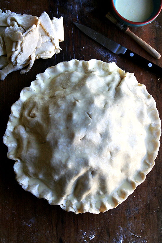 pie, ready for the oven