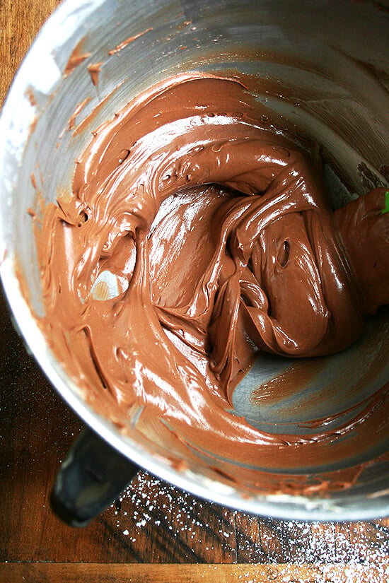 chocolate frosting