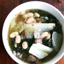 15+ Warming Soups for Winter: White Bean &amp; Escarole Soup-image