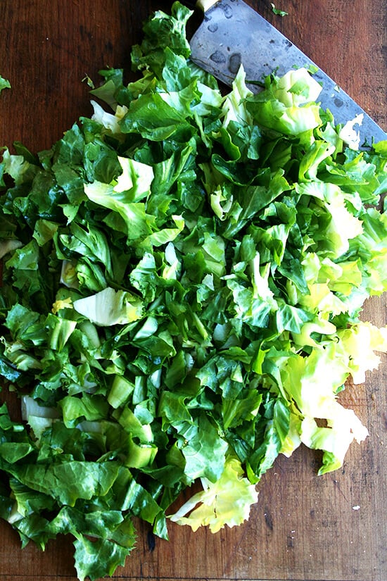 chopped escarole