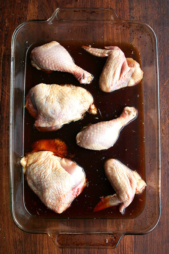 chicken ready for the oven