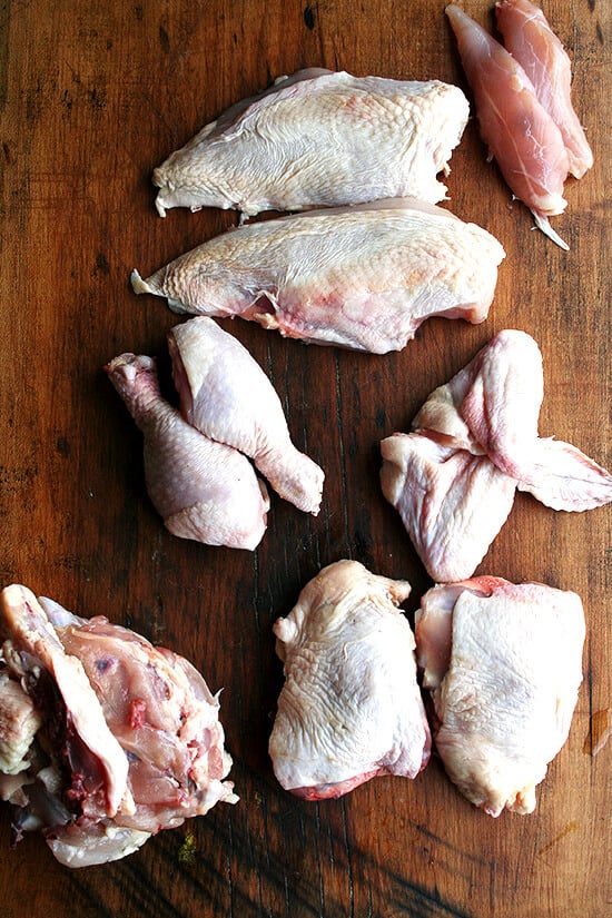 cut up chicken