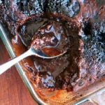 Chocolate Eclipse is a pudding cake that feeds a crowd. In the oven, the pudding layer sinks to the bottom and the cake rises to the top, emerging with a surface dimpled with deep fudgy craters. When inverted into serving bowls, the built-in fudge sauce becomes the topping, and while a scoop of vanilla ice cream would make for an ultimate experience, this pudding cake is utterly delicious on its own. // alexandracooks.com