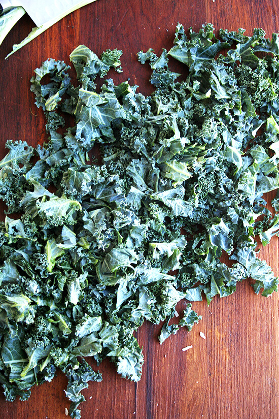chopped kale