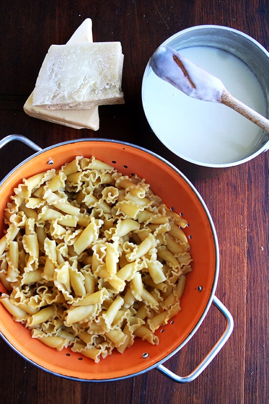 components to the baked pasta