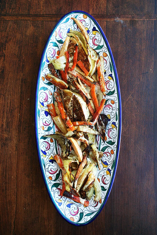 This dressing, a combination of tahini, olive oil, lemon juice and garlic, is the perfect accompaniment to roasted vegetables: from cauliflower to broccoli, carrots to parsnips, onions to cabbage. // alexandracooks.com