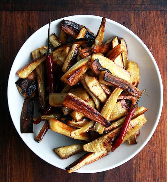 Roasted Parsnips, Alexandra's Kitchen