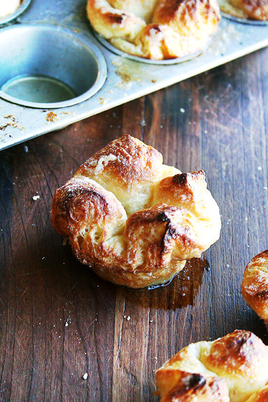 If you want freshly baked Danish pastry on Easter Sunday, you start Friday night. That's 36+ hours in advance. That is planning. That is work. That is love. And that is why you deserve kouign-amann on Easter morning — on any morning — regardless of how hard it is to make. // alexandracooks.com