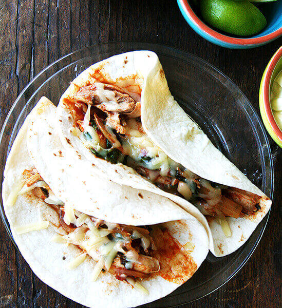 chicken tinga tacos