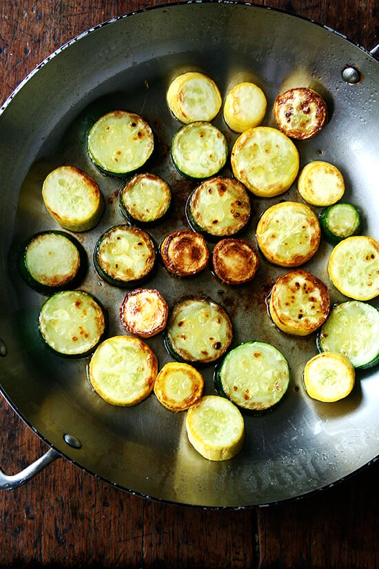 sauteed zucchini & squash