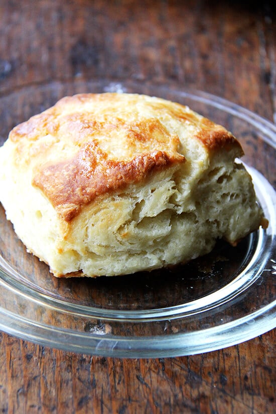 I always forget how easy butter milk biscuits are — one bowl wonders, ready in a snap! With soup and stew season upon us, this biscuit recipe, with maple and sea salt, is a good one to have on hand. // alexandracooks.com