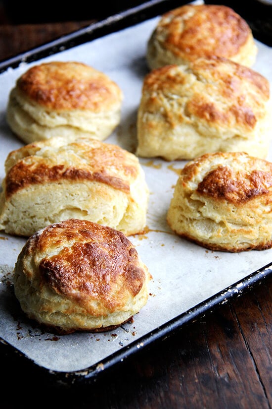 I always forget how easy butter milk biscuits are — one bowl wonders, ready in a snap! With soup and stew season upon us, this biscuit recipe, with maple and sea salt, is a good one to have on hand. // alexandracooks.com