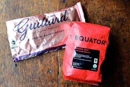 Fair Trade Guittard Chocolate and Equator Coffee