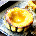 Roasted Acorn Squash with maple butter.