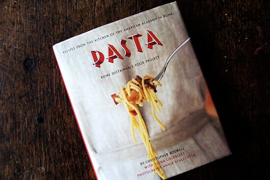 pasta, a cookbook from the Rome Sustainable Food Project