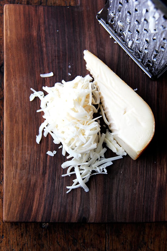 grated gouda