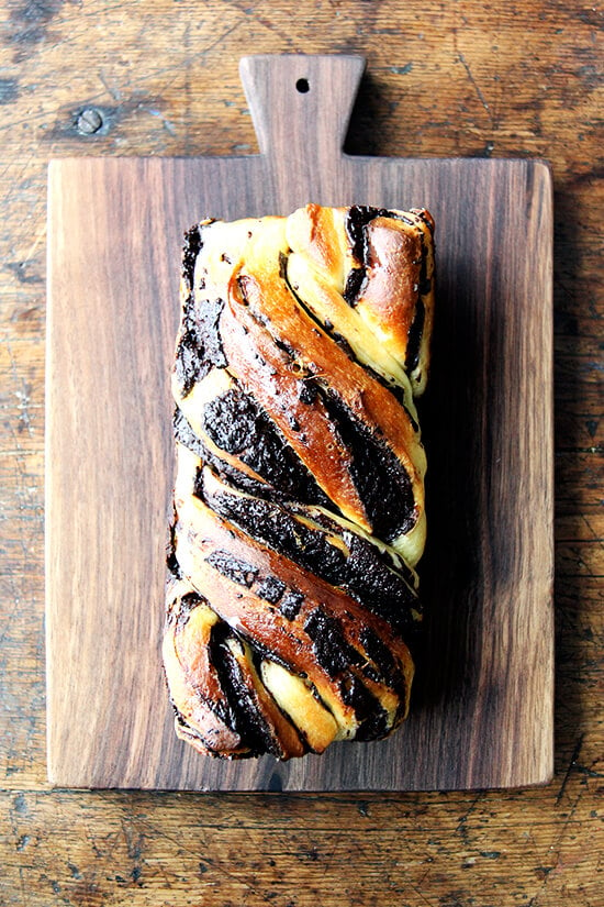 cooled babka