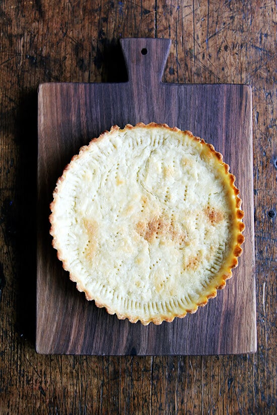 Paule Caillat's brown butter tart shell