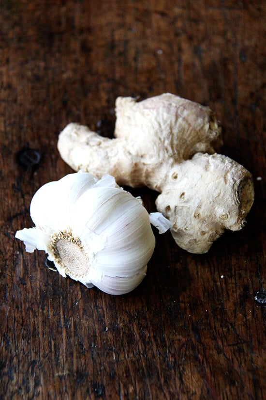 ginger and garlic