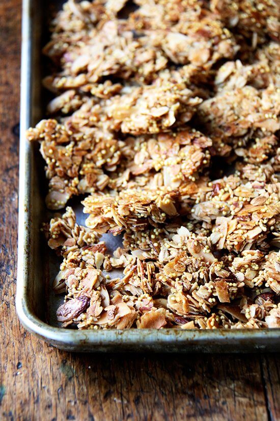 This coconut granola is a staple in our house — a double batch never lasts a full week — and while sometimes it's tempting to buy granola at the store, I've yet to find a good one. // alexandracooks.com