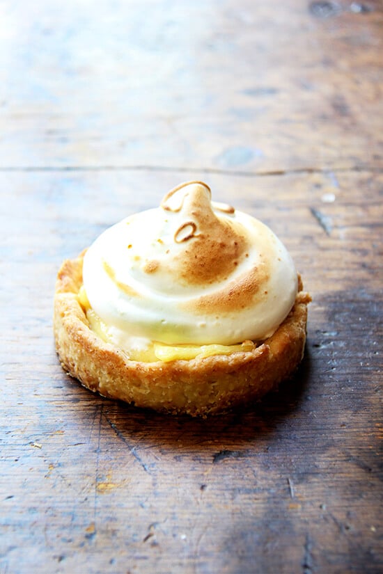 swiss meringue tart