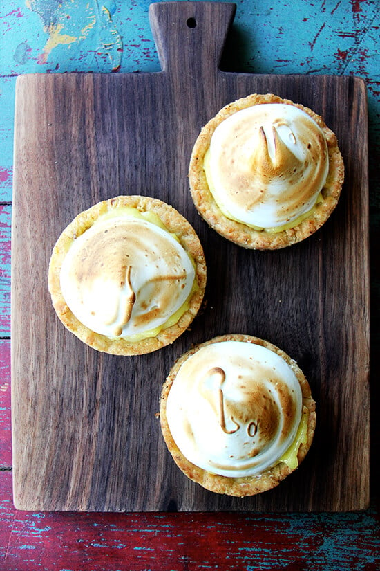 swiss meringue tarts