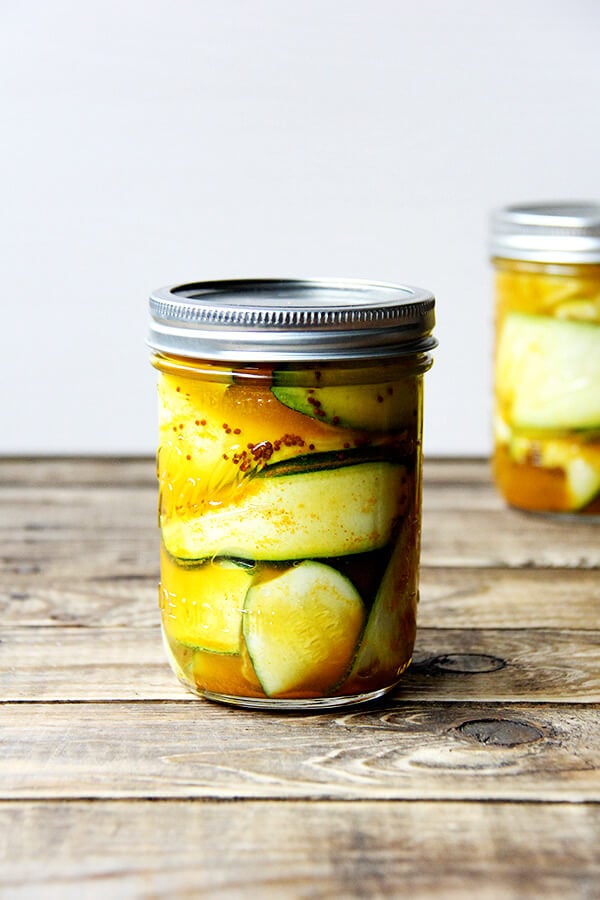 zucchini pickles