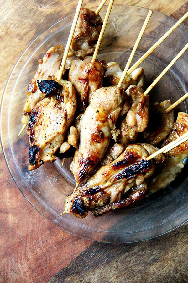 chicken skewers