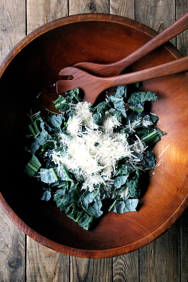 kale and parmesan