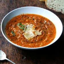 Roasted Tomato and Bread Soup