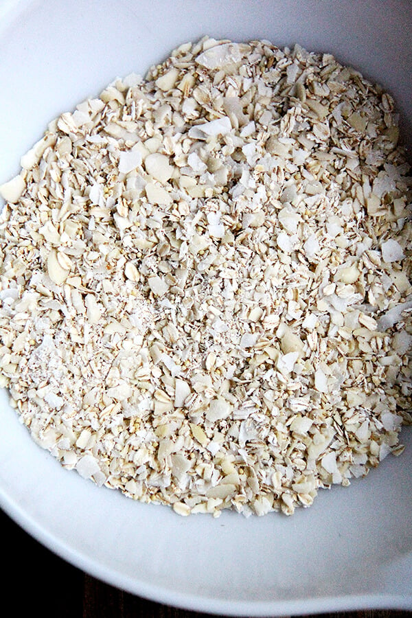 granola bar dry ingredients