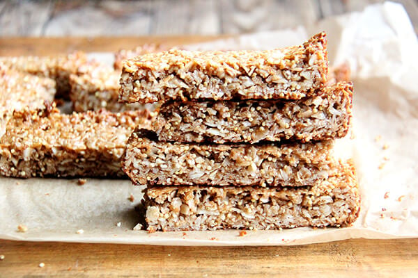 coconut almond granola bars