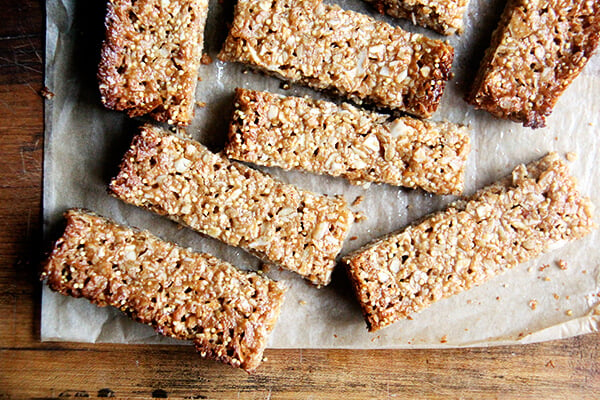 coconut almond granola bars