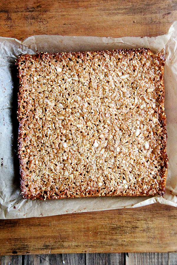 coconut almond granola bars