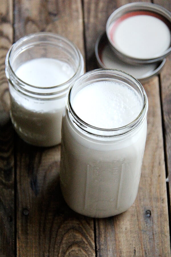 bottled cashew milk