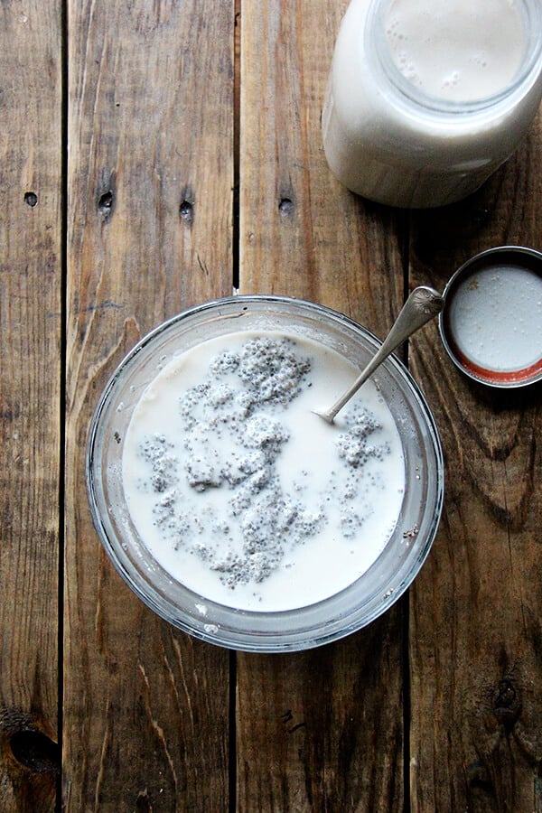 Homemade Cashew Milk  Cashew Milk Chia Pudding - Alexandra's Kitchen