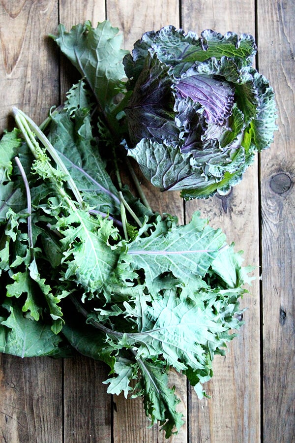 kale and cabbage