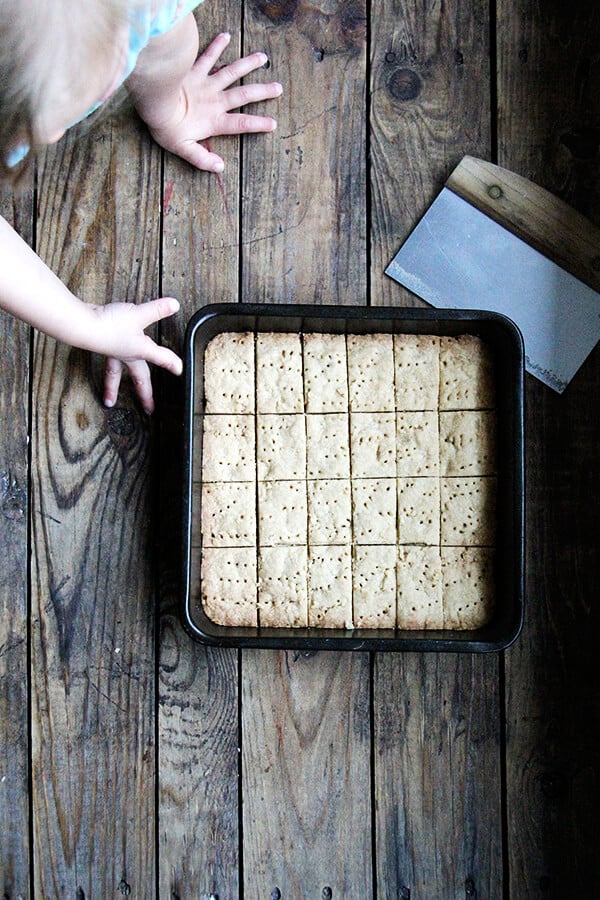 just-baked shortbread