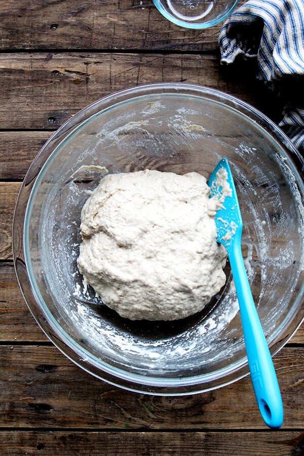 dough with baking soda