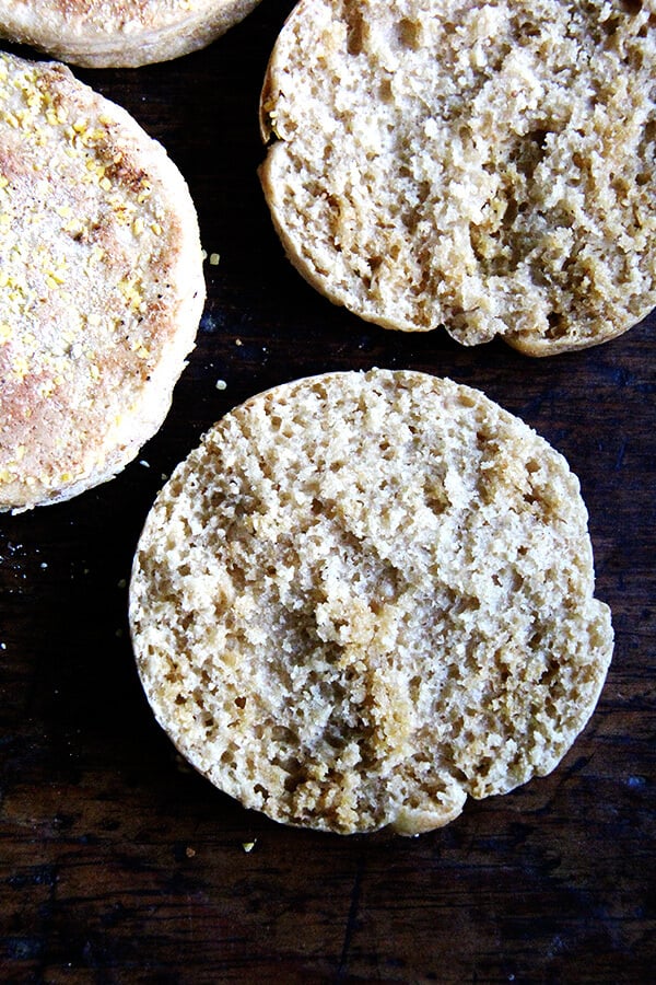 Whole Wheat English Muffins - Handle the Heat