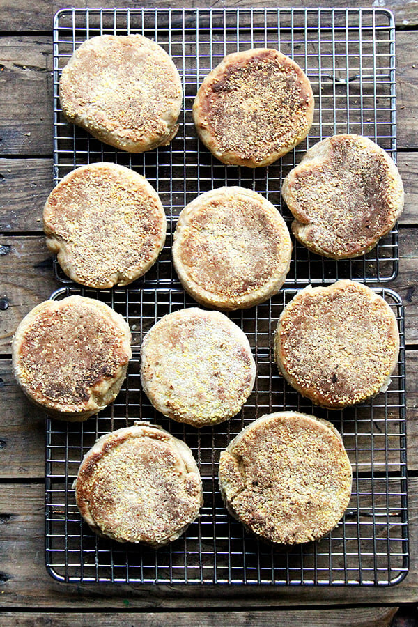 Just-Baked English Muffins.