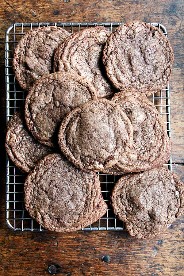 Double Chocolate Espresso Cookies | Alexandra's Kitchen