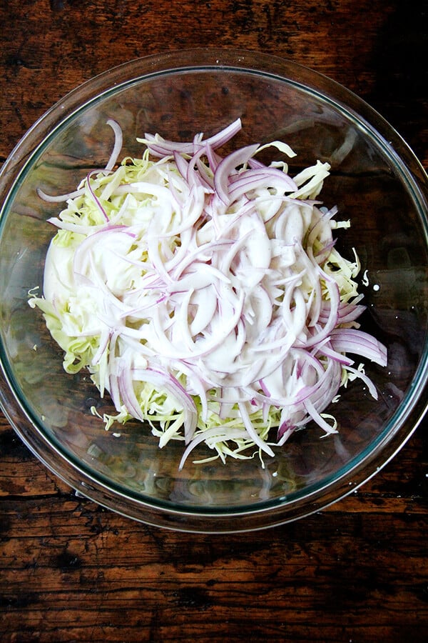 dressed slaw