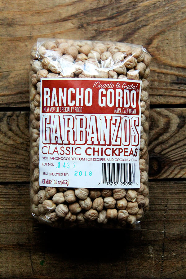 Rancho Gordo chickpeas