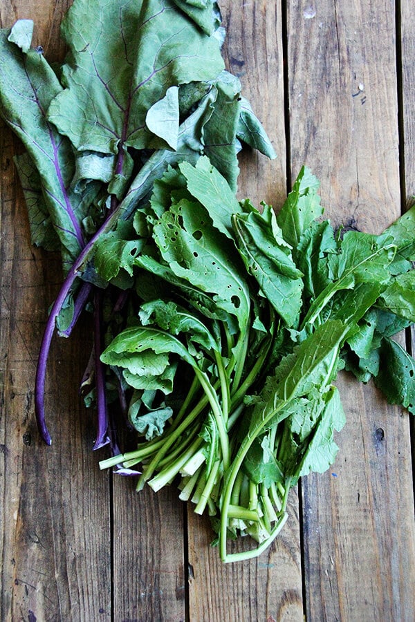 turnip and kohlrabi greens