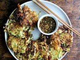 Okonomiyaki Japanese Cabbage Pancakes Alexandra S Kitchen