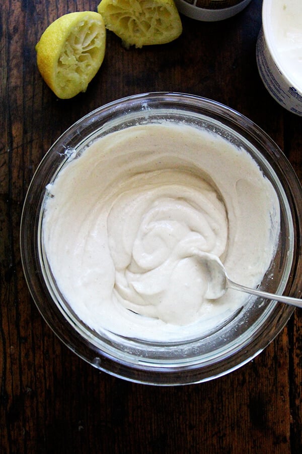 cucumber-yogurt sauce