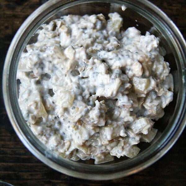 apple pie overnight oats