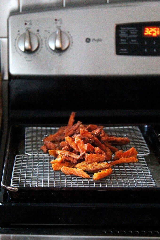 fried sweet potatoes